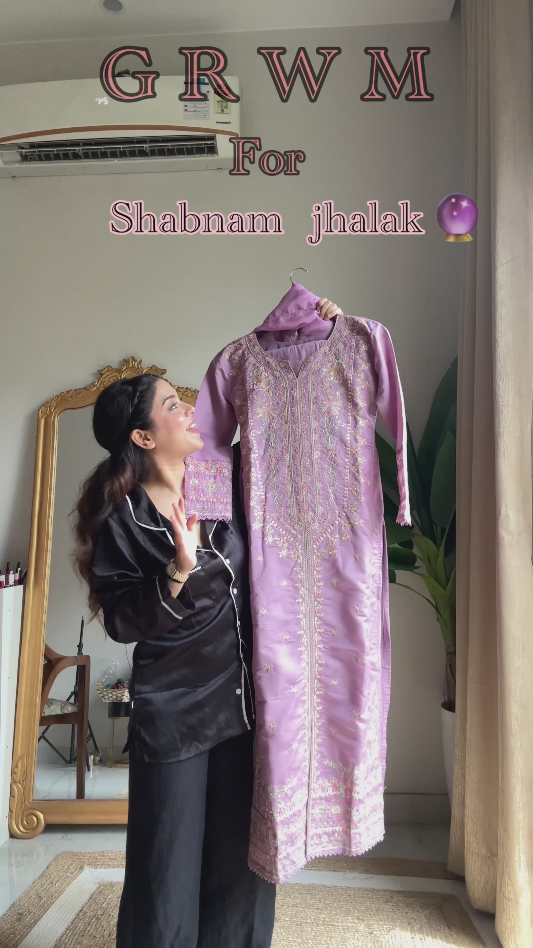 Kalikar Fendi Crush with Zari & Sequins Embroidered work - KLM11