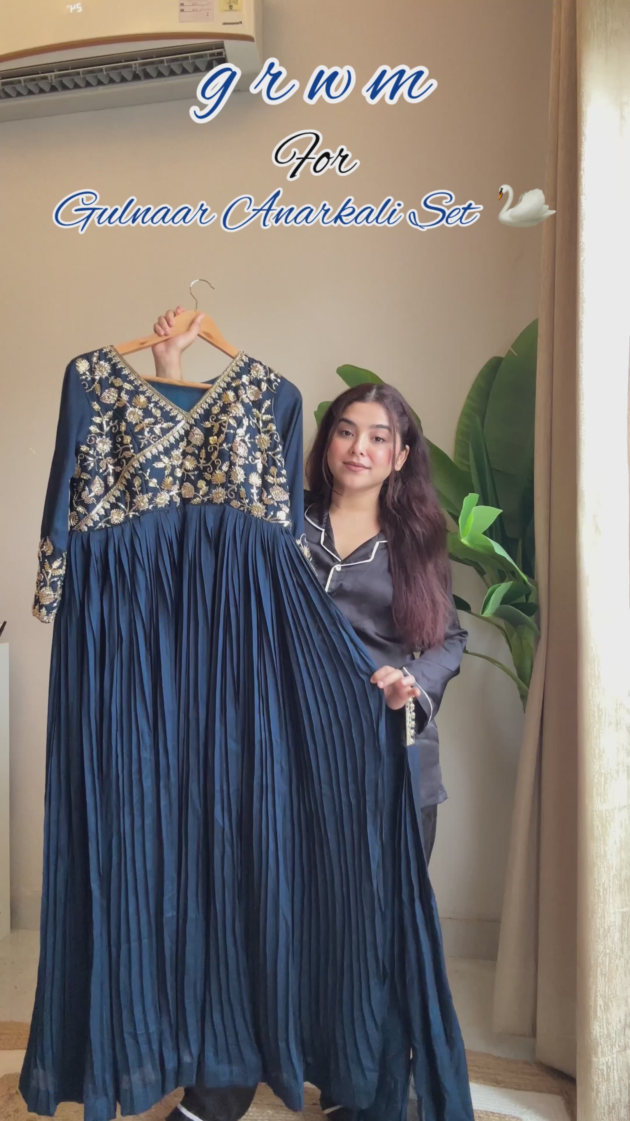 Kalikar Fendi Crush with Zari & Sequins Embroidered work - KLM09